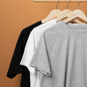Allen Solly Men Solid Polo Neck Cotton Blend Black T-Shirt